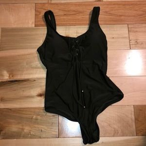 OLIVE GREEN ONE PIECE MISSIMO SIZE S